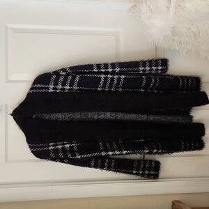 Black Tape Long Cardigan Sweater sz S